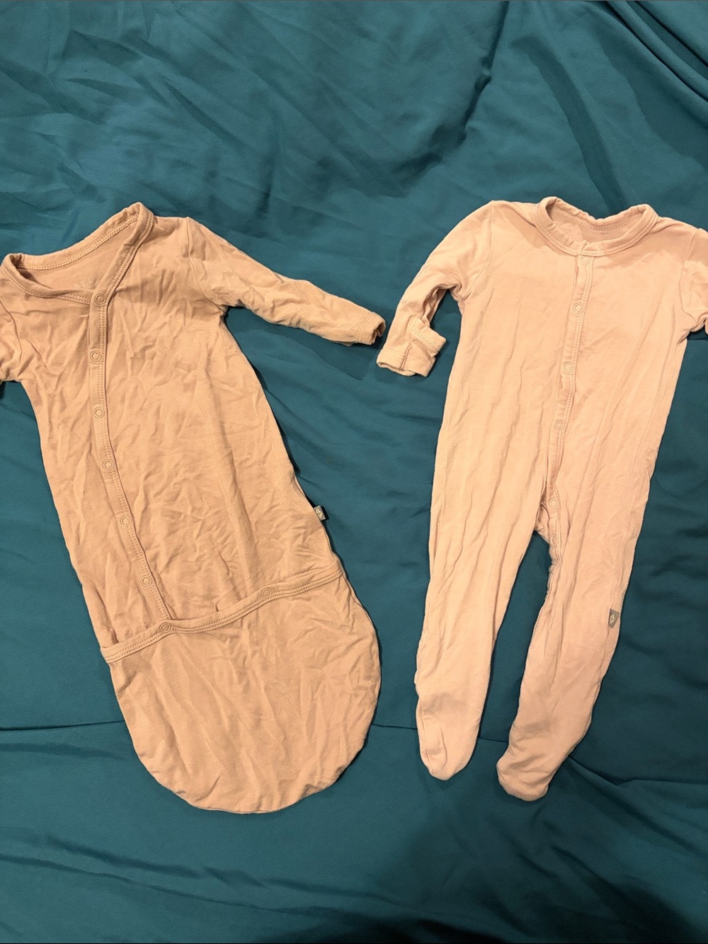 Kyte BABY Pink One-Piece Footies (2-Pack)